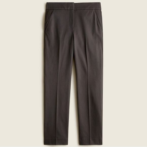 J. Crew Remi Bi-Stretch Cotton Ankle Pant Thunder Grey Size 6 Preppy Office Work - Picture 3 of 13